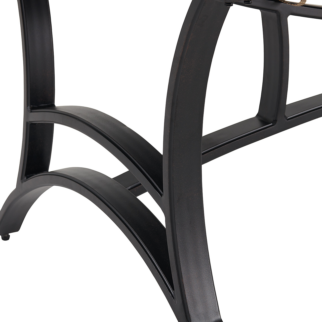 Hill Country Aged Bronze Aluminum 88-118 x 48 in. Extension Dining Table