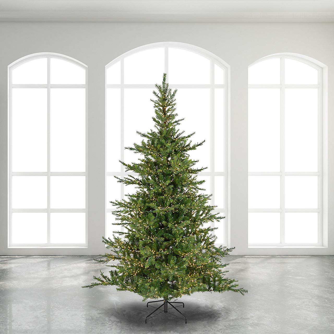 7.4 ft. Grandis Fir Classic Christmas Tree with 4600 Warm White