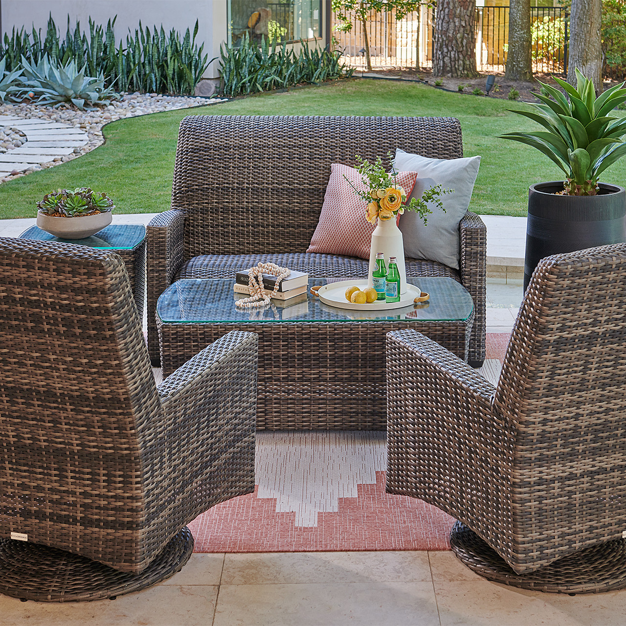 Outdoor Furniture Cushions 26 X 26 Patio Cushions Loveseat