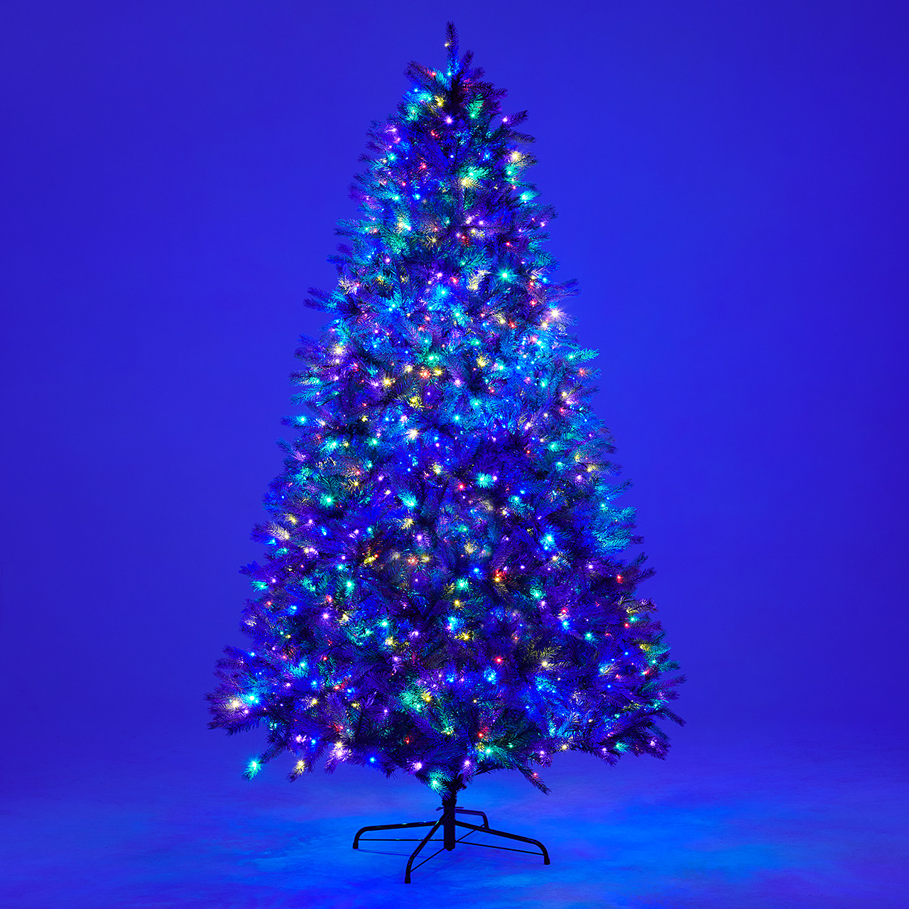 9 ft. Blue Balsam Fir Classic Christmas Tree with 1400 Twinkling Dual LED Lights