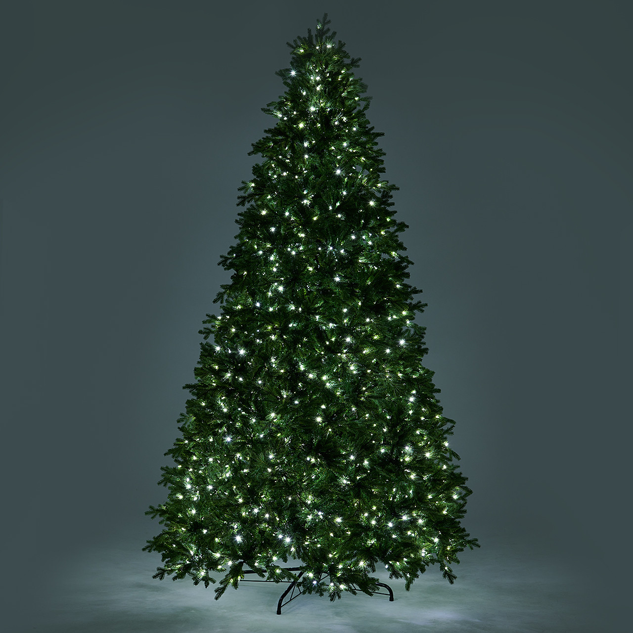 12 ft. Noble Fir Full Christmas Tree with 2000 Twinkle LED Lights