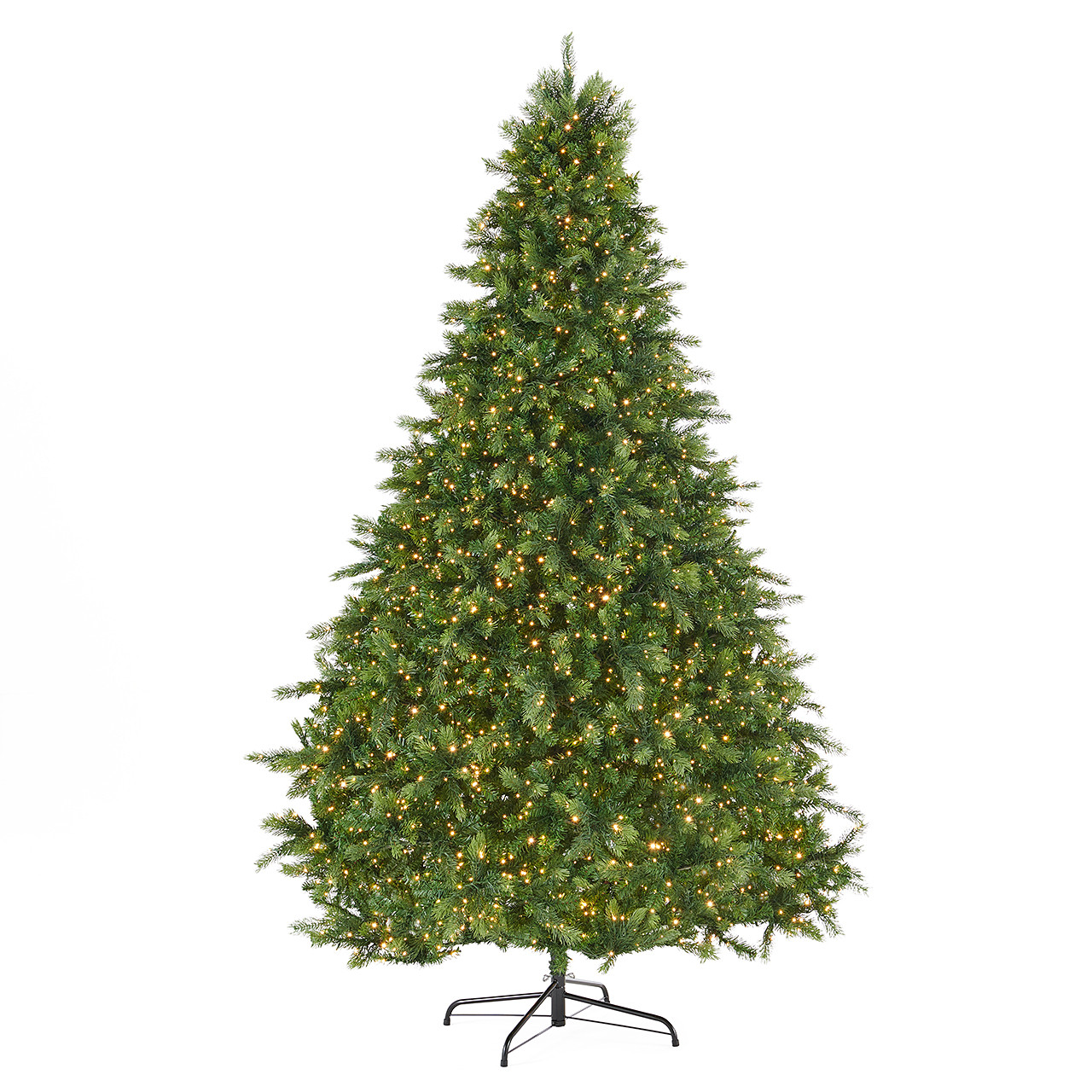 9 ft. Douglas Fir Full Christmas Tree with 4500 Twinkling Dual LED