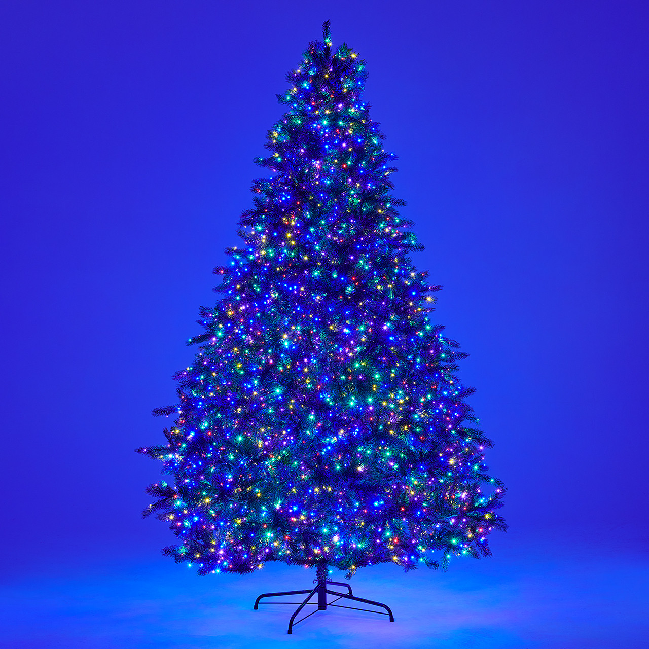 9 ft. Douglas Fir Full Christmas Tree with 4500 Twinkling Dual LED
