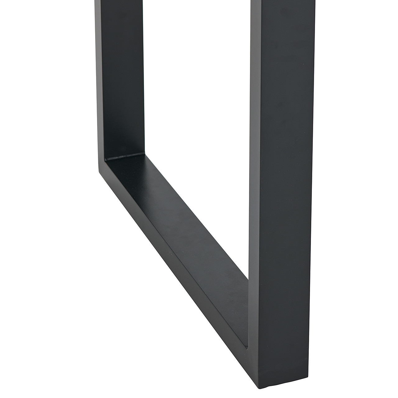 Chelsea Textured Black Aluminum 84 x 42 in. Dining Table