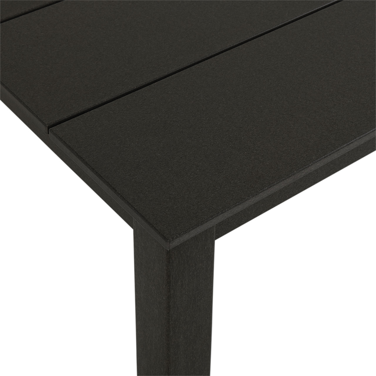 WTW MONTAUK COFFEE TABLE ブラック Montauk Polymer 48 x 32 in. Coffee Table - Fortunoff Backyard Store
