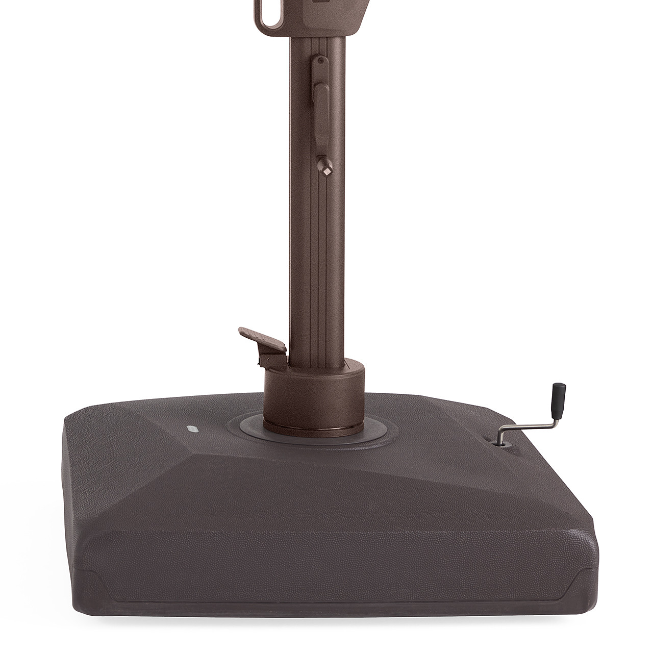 Tempo 13 ft. Zurich LED Solar Aluminum Cantilever Umbrella