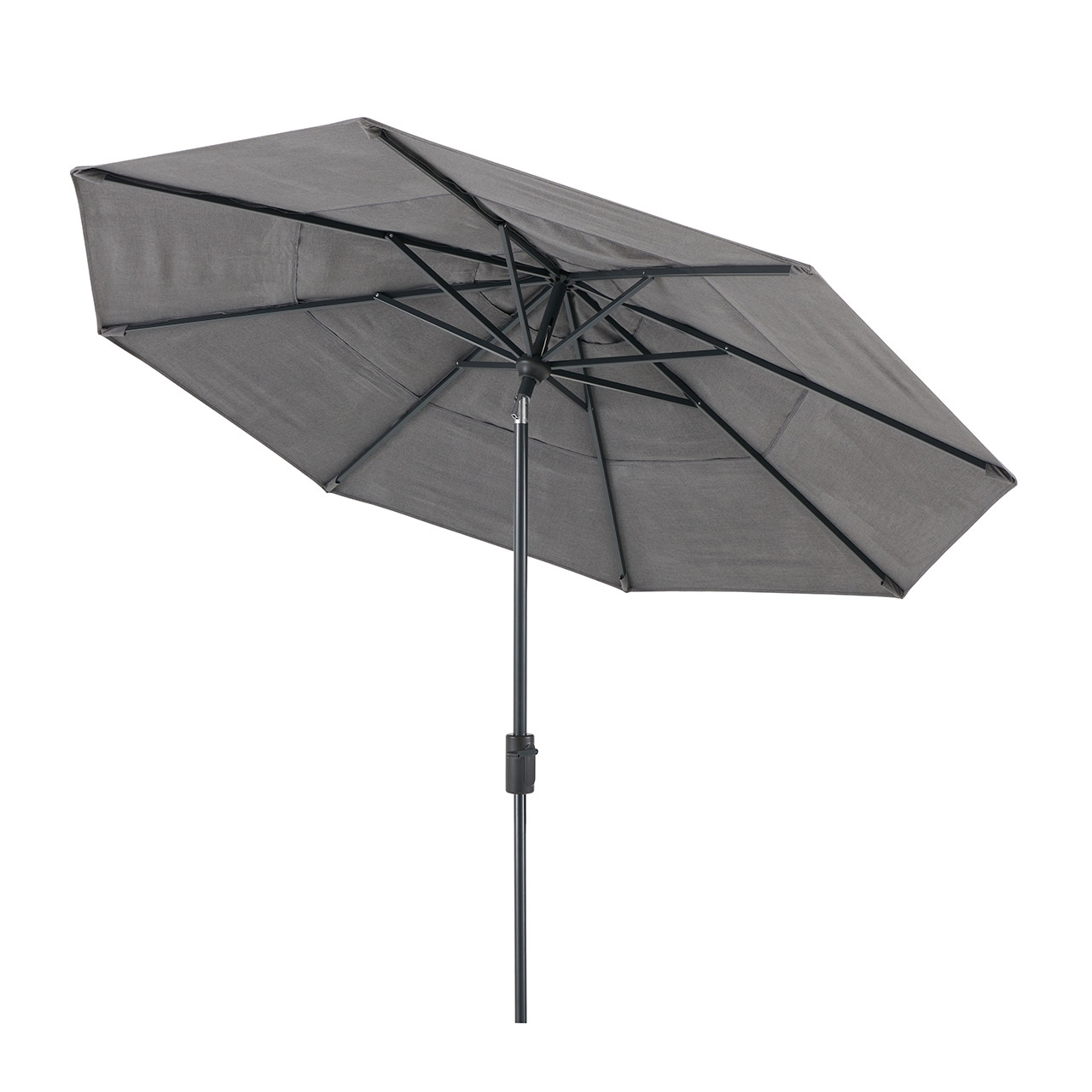 Tempo 9 ft. Aluminum Double Wind Vent Market Umbrella - Fortunoff