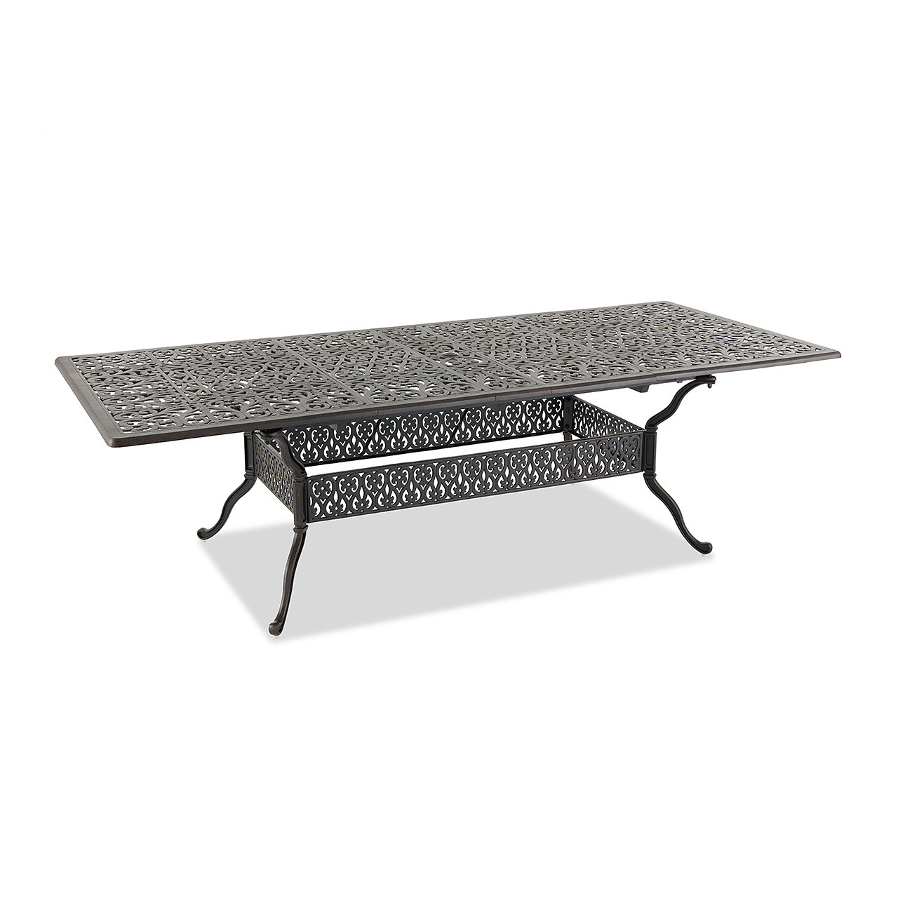 Naples Aged Bronze Cast Aluminum 71-103 x 44 in. Double Extension