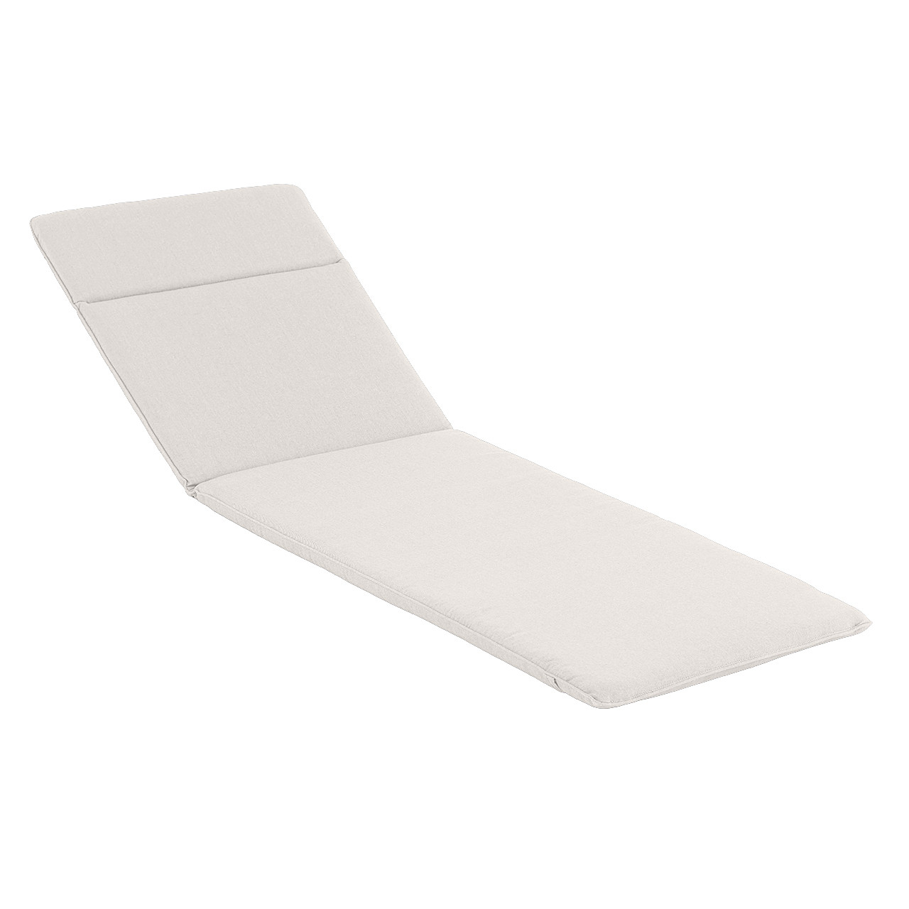 80 x 26.5 in. Cast Pumice Sunbrella Wicker Chaise Cushion