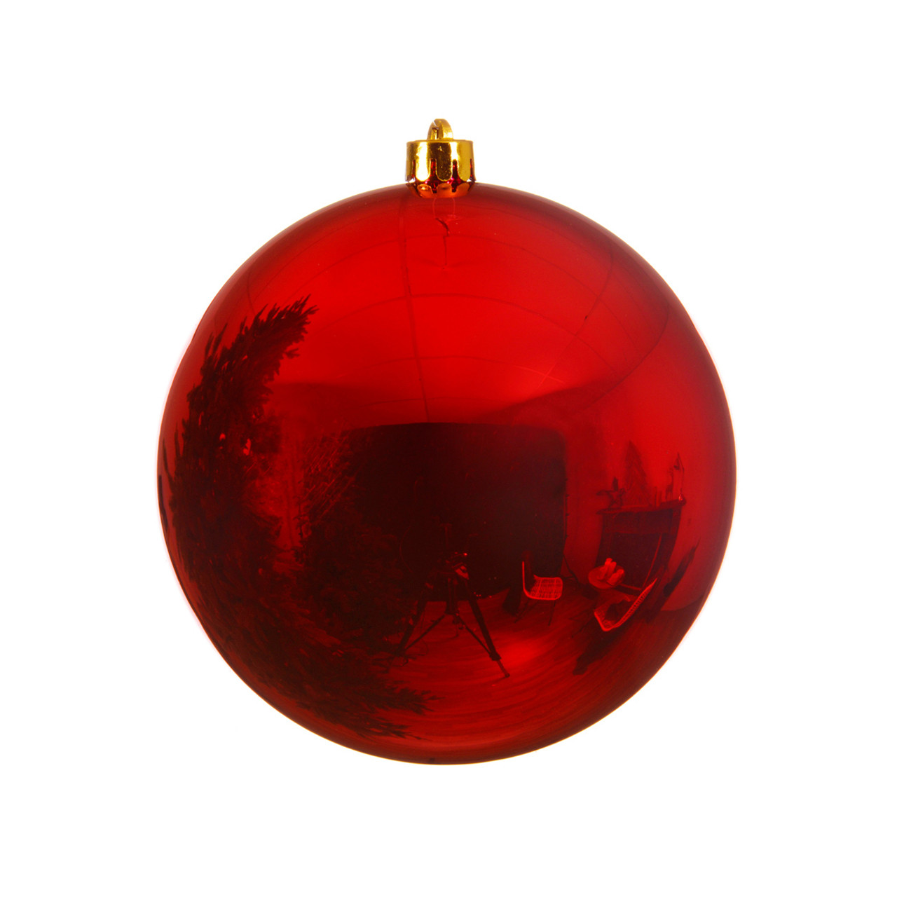 7.87 in. Red Shatterproof Ball Ornament