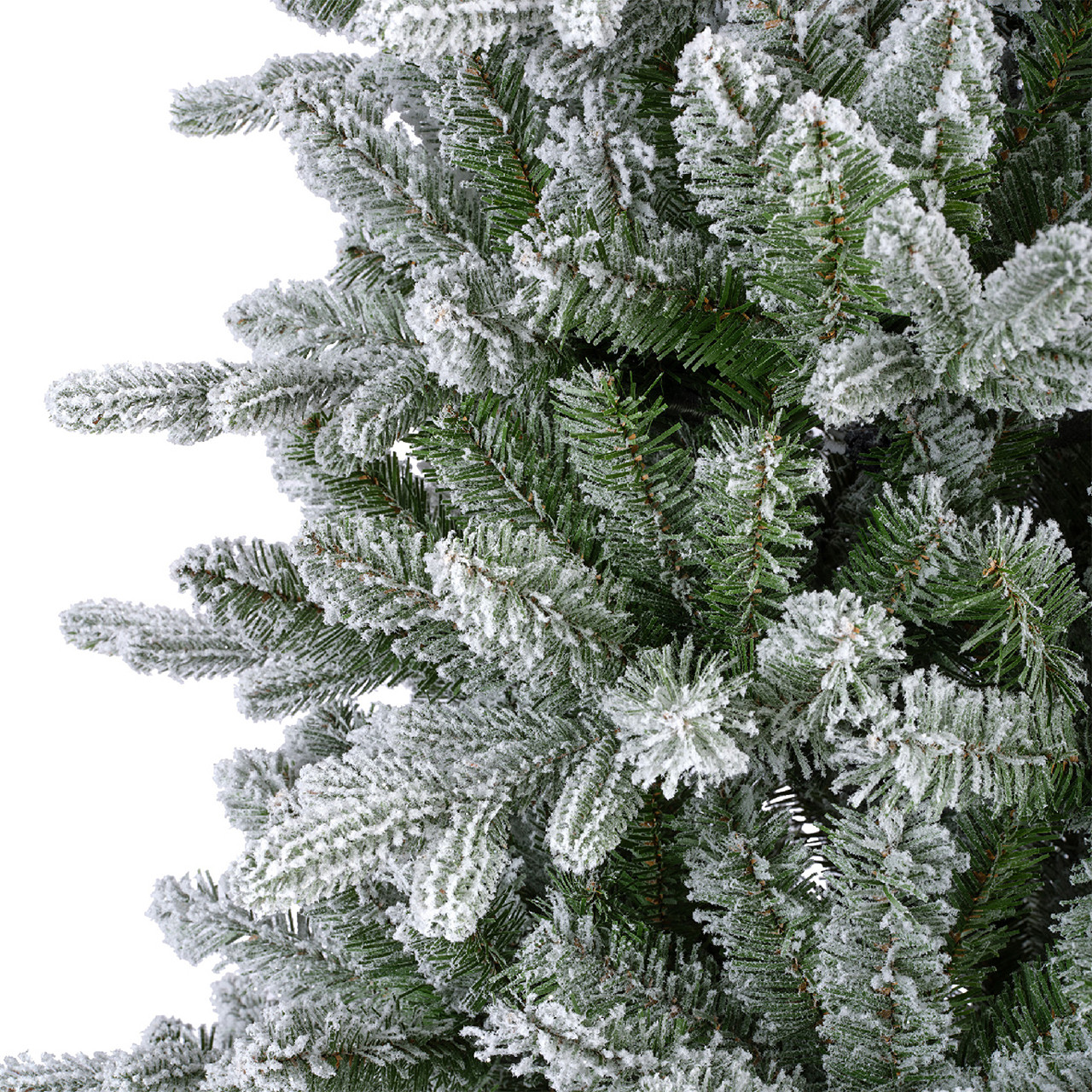 6.9 ft. Frosted Killington Fir Slim Christmas Tree, Unlit
