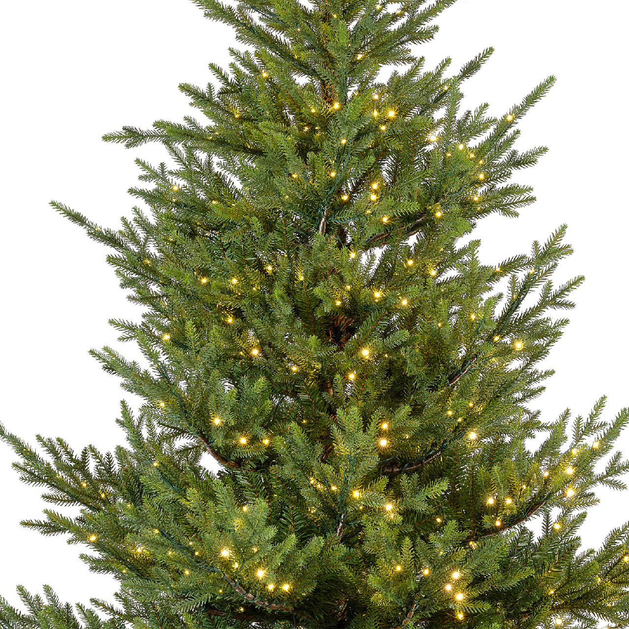 7.4 ft. Norway Spruce Classic Christmas Tree with 1000 Micro LED Clear Lights