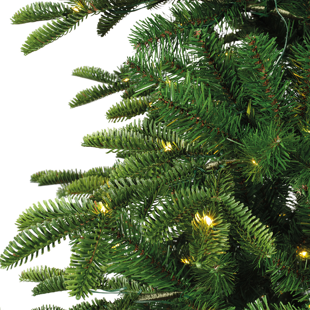 8.9 ft. Balsamea Fir Classic Christmas Tree with 900 Micro LED Clear Lights