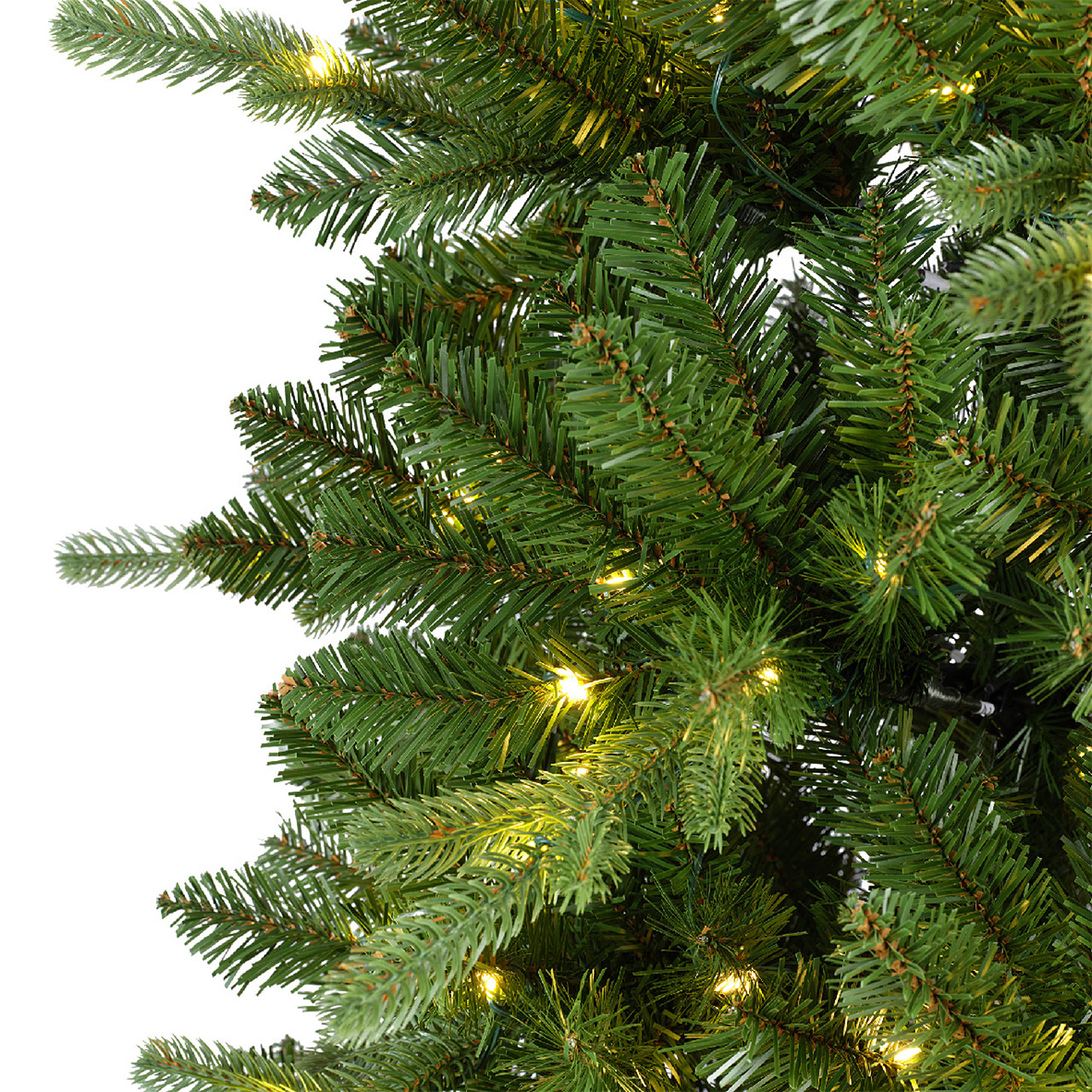 8.9 ft. Killington Fir Slim Christmas Tree with 540 Micro LED CLear Lights