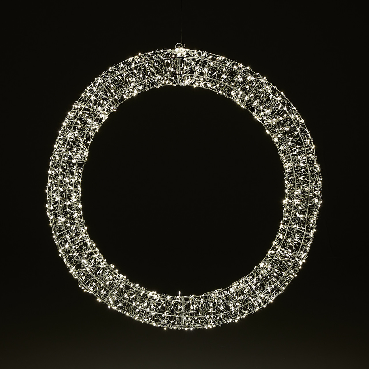 45 in. Wreath with 1800 Micro Warm White LED Lights