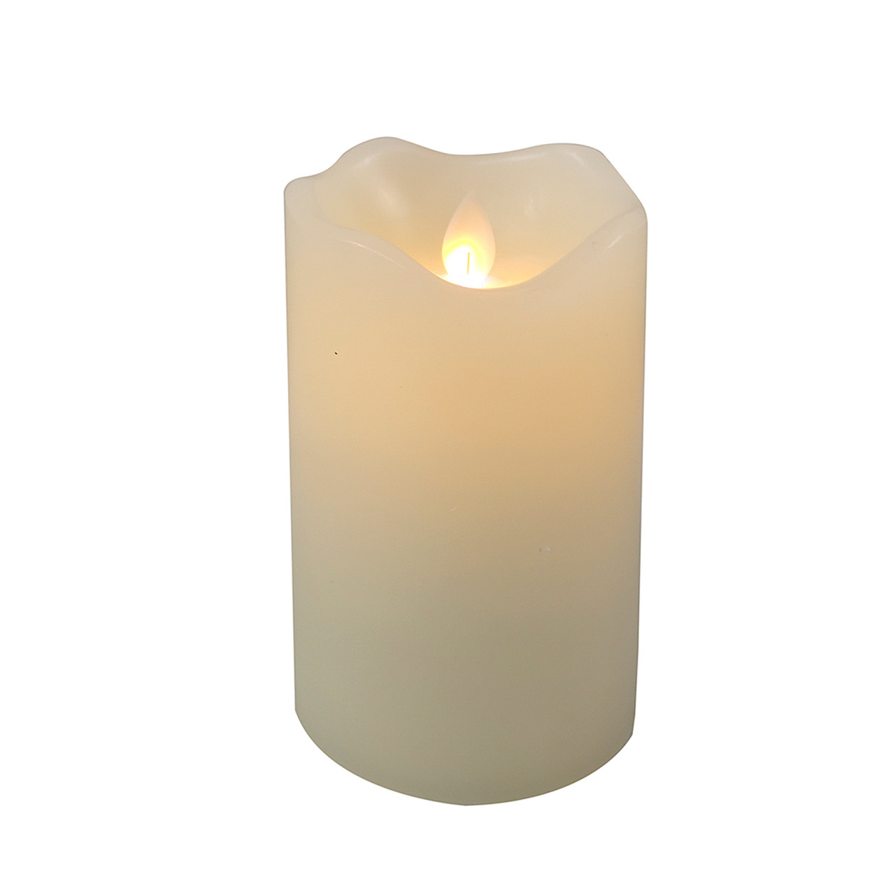LED Flicker Flame Candle Pillar