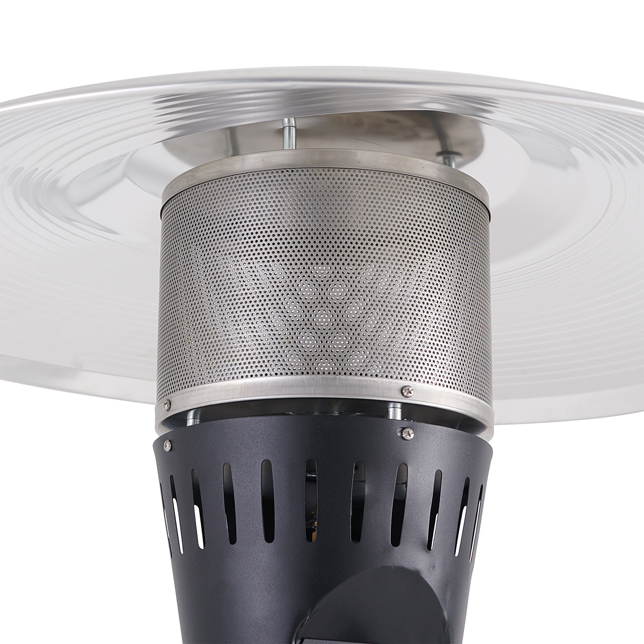 81.5 in. Bronze Rattan Palermo 44,000 BTU LP Gas Patio Heater -