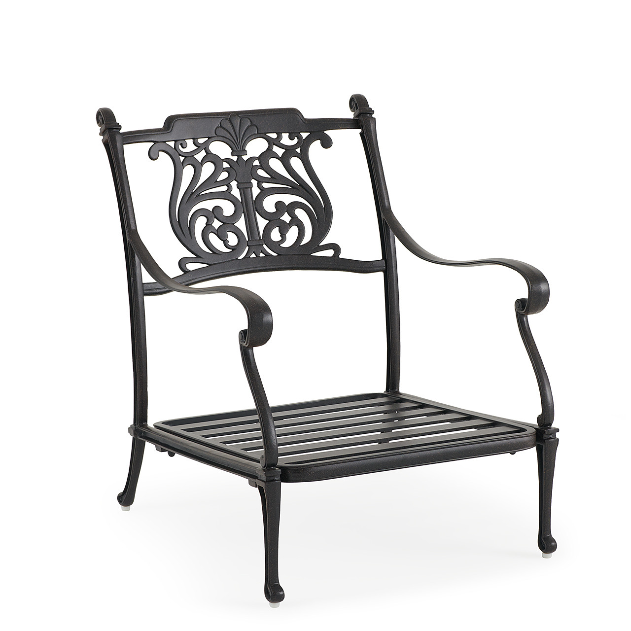 Naples Aged Bronze Estate Cast Aluminum Club Chair