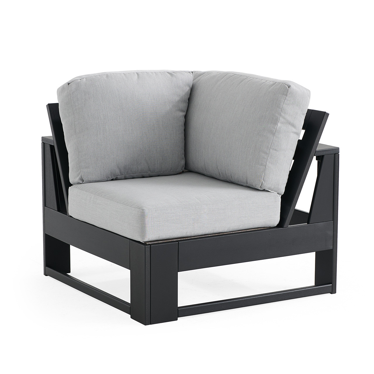 Montauk Polymer with Cushions 5 Piece Modular Sectional