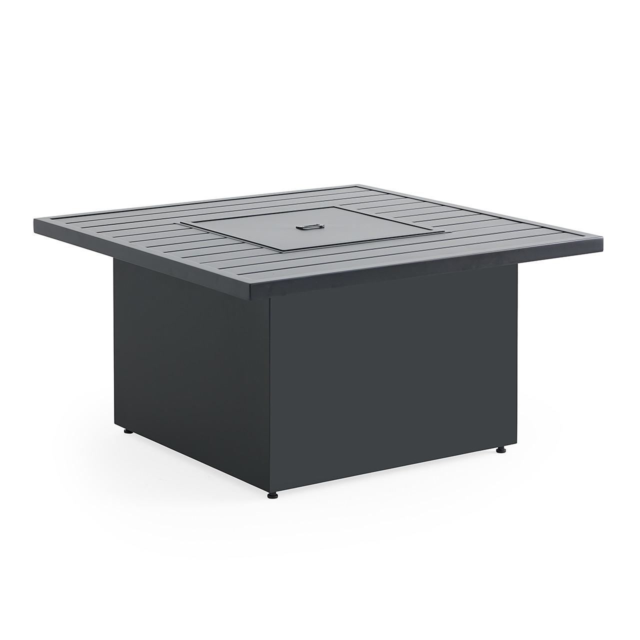 Slat Top 42 in. Sq. Aluminum LP Gas Fire Pit Table