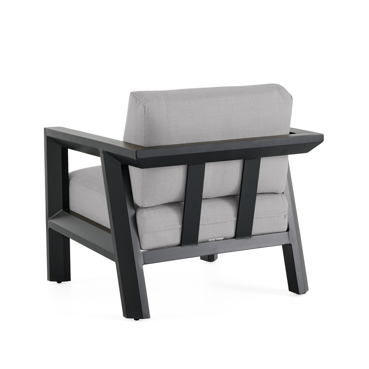 St. Lucia Midnight Aluminum with Cushions Club Chair - - Fortunoff
