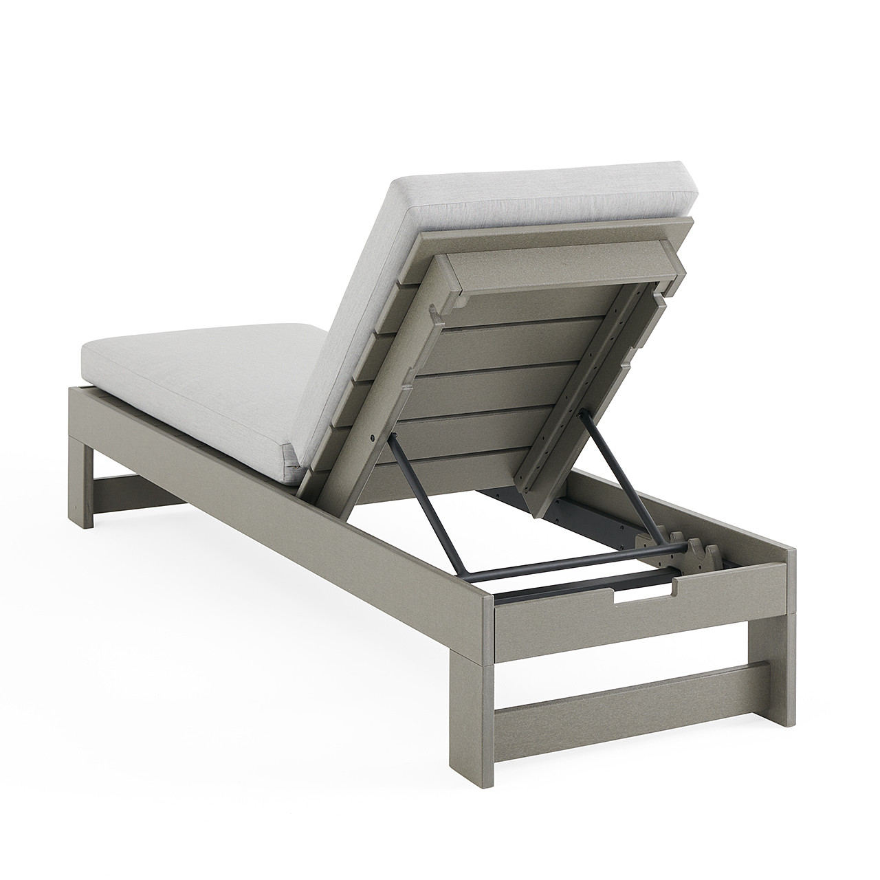 Montauk Polymer with Cushions 2 Piece Chaise Lounge Set