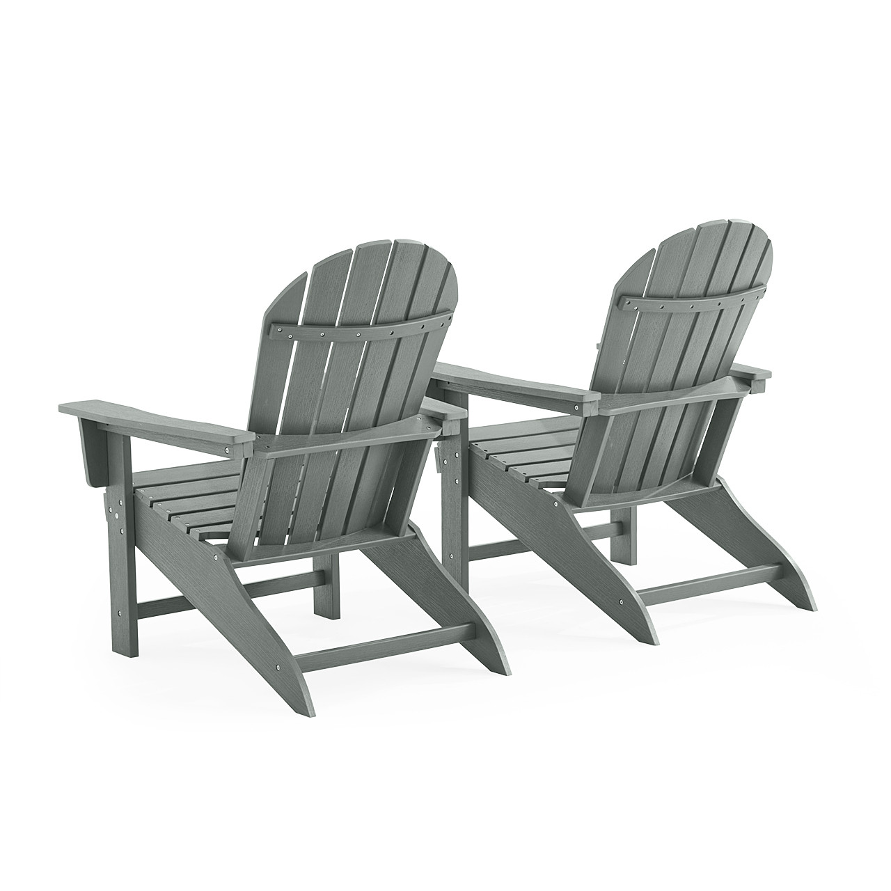 Lakeside Polymer 2 Piece Set Adirondack Chairs - Fortunoff