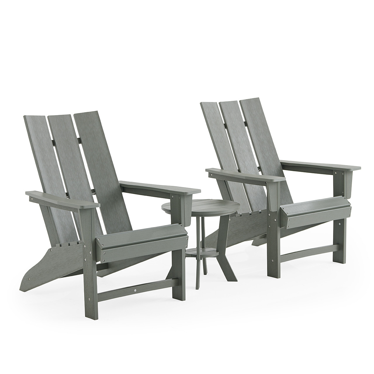 未使用 STANDARD CALIFORNIA × ADIRONDACK 別注 Newport Polymer 3 Piece Set XL Modern Adirondack Chairs + 18 in. D