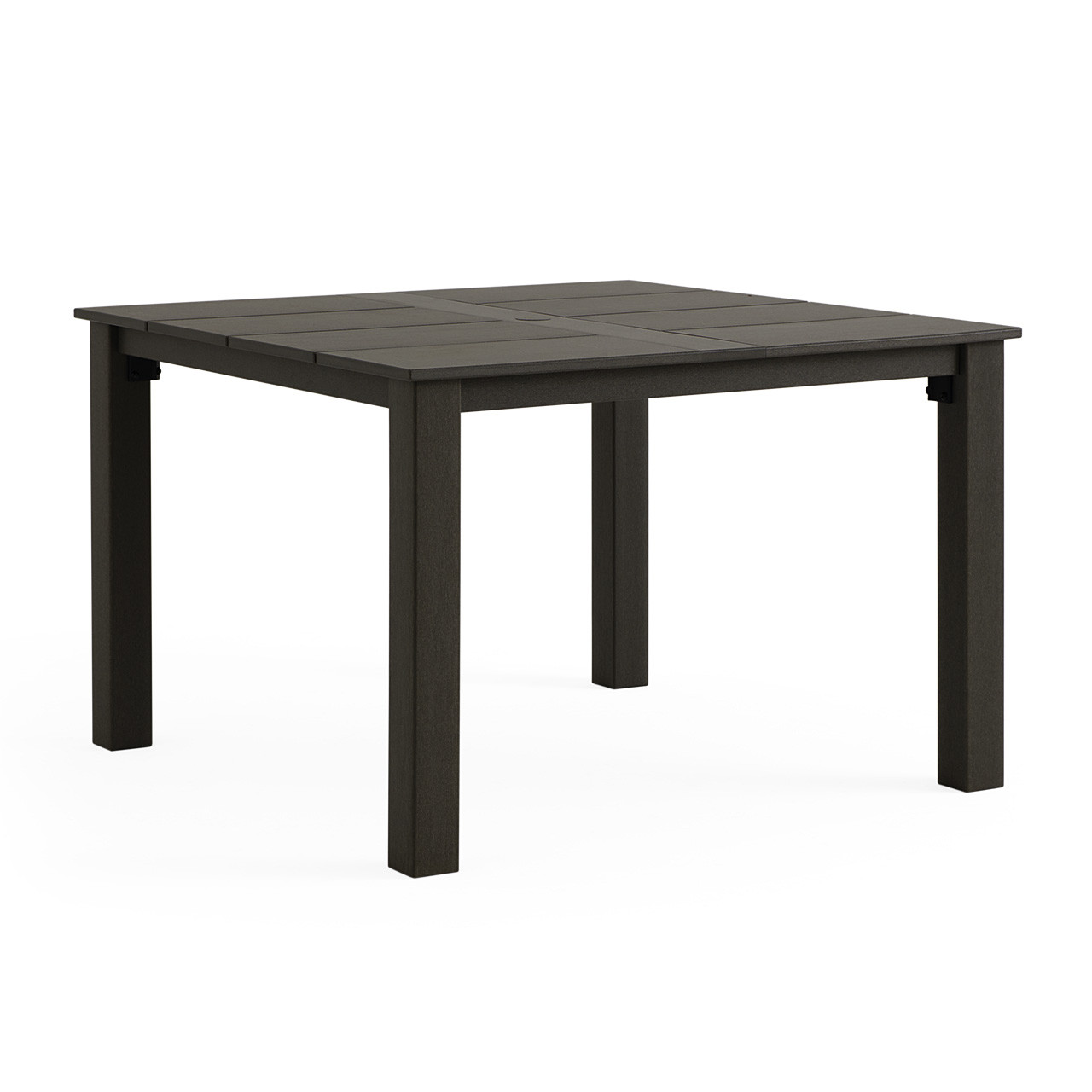 Montauk Polymer with Sling 5 Piece Dining Set + 44 in. Sq. Table