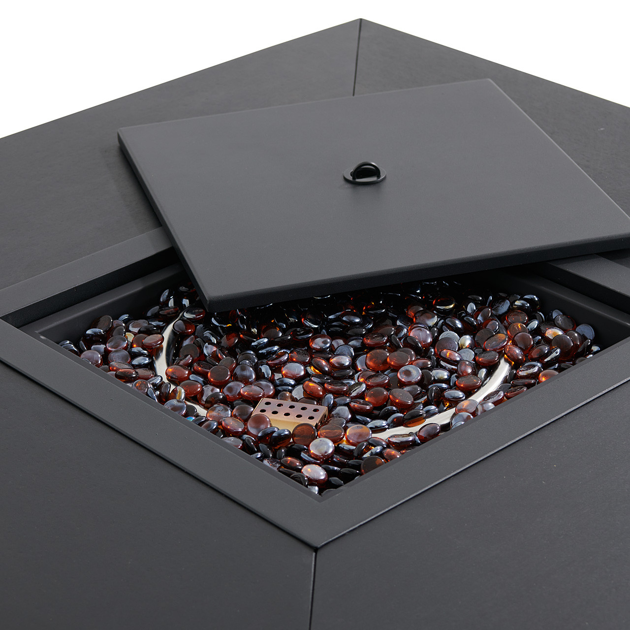 Montauk Aluminum 42 in. Sq. LP Gas Fire Pit