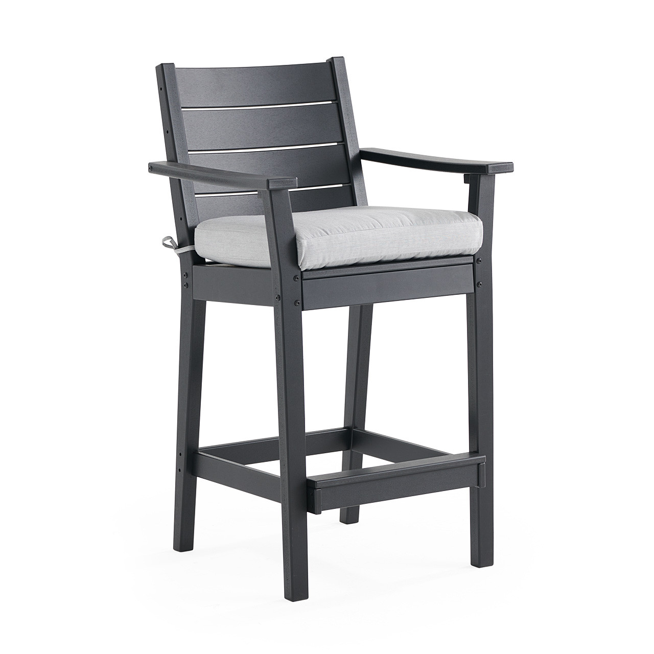 Montauk Polymer with Cushion Barstool