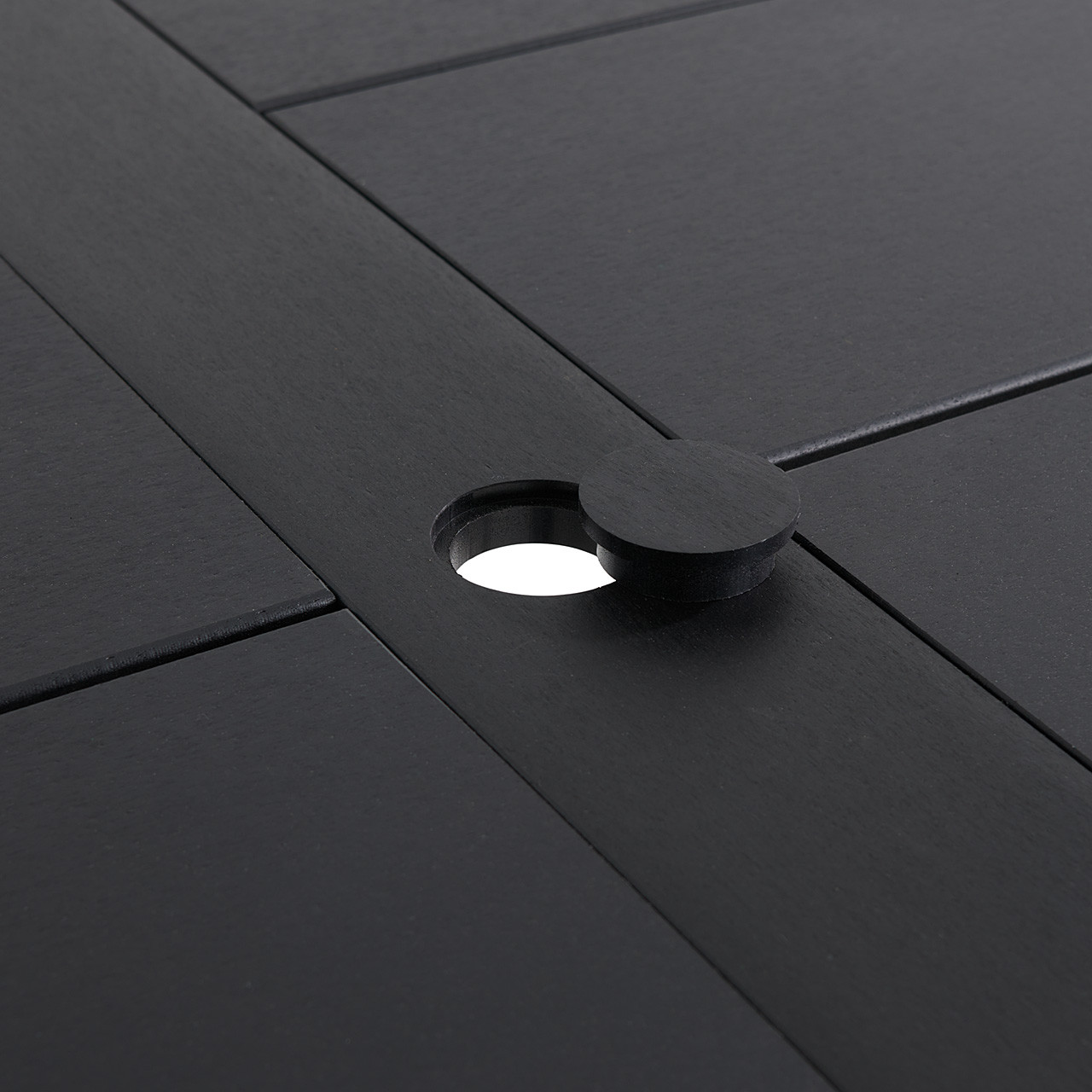 Montauk Polymer with Cushions 5 Piece Bar Set + 44 in. Sq. Table