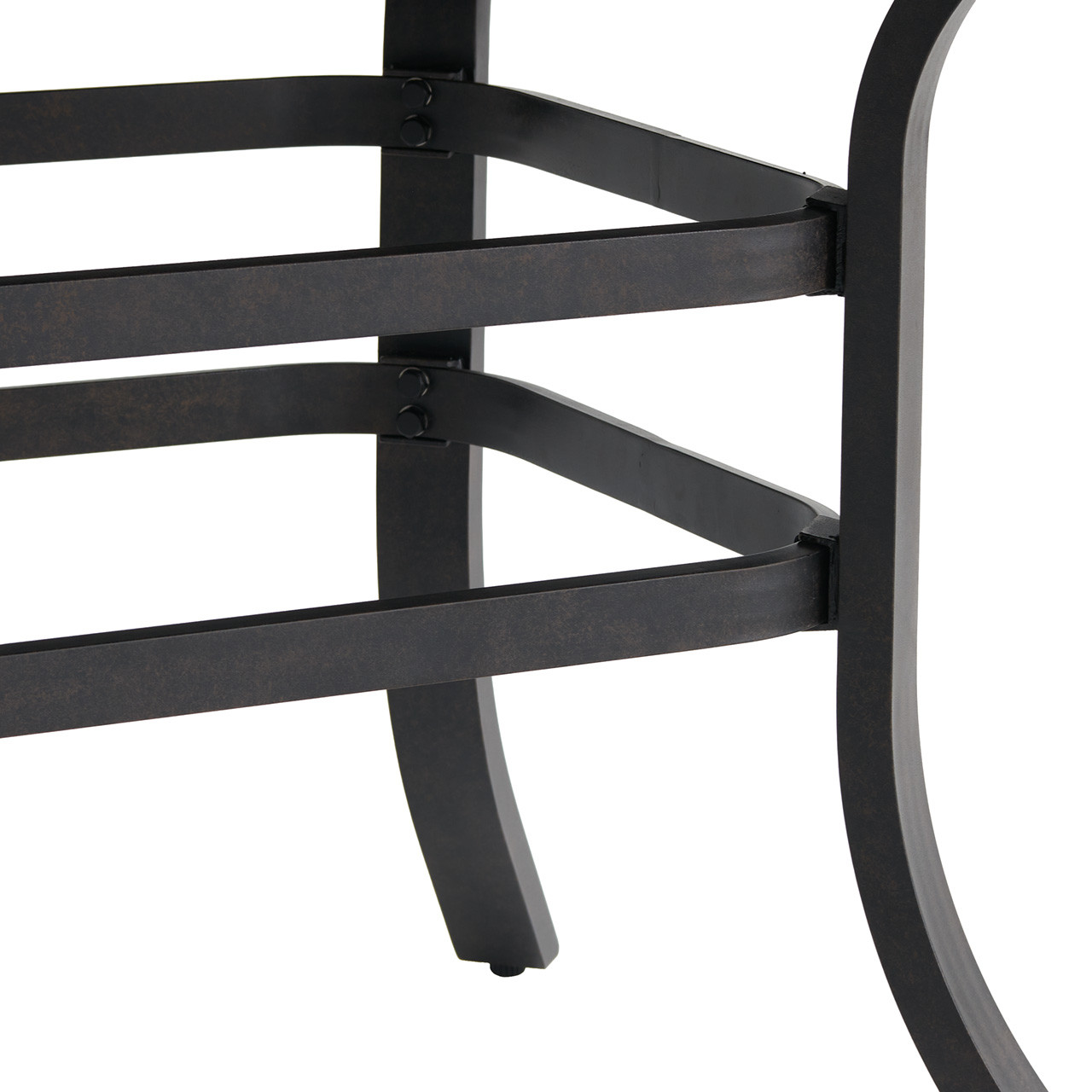 Key West Rustic Bronze Aluminum 82 x 41 in. Dining Table