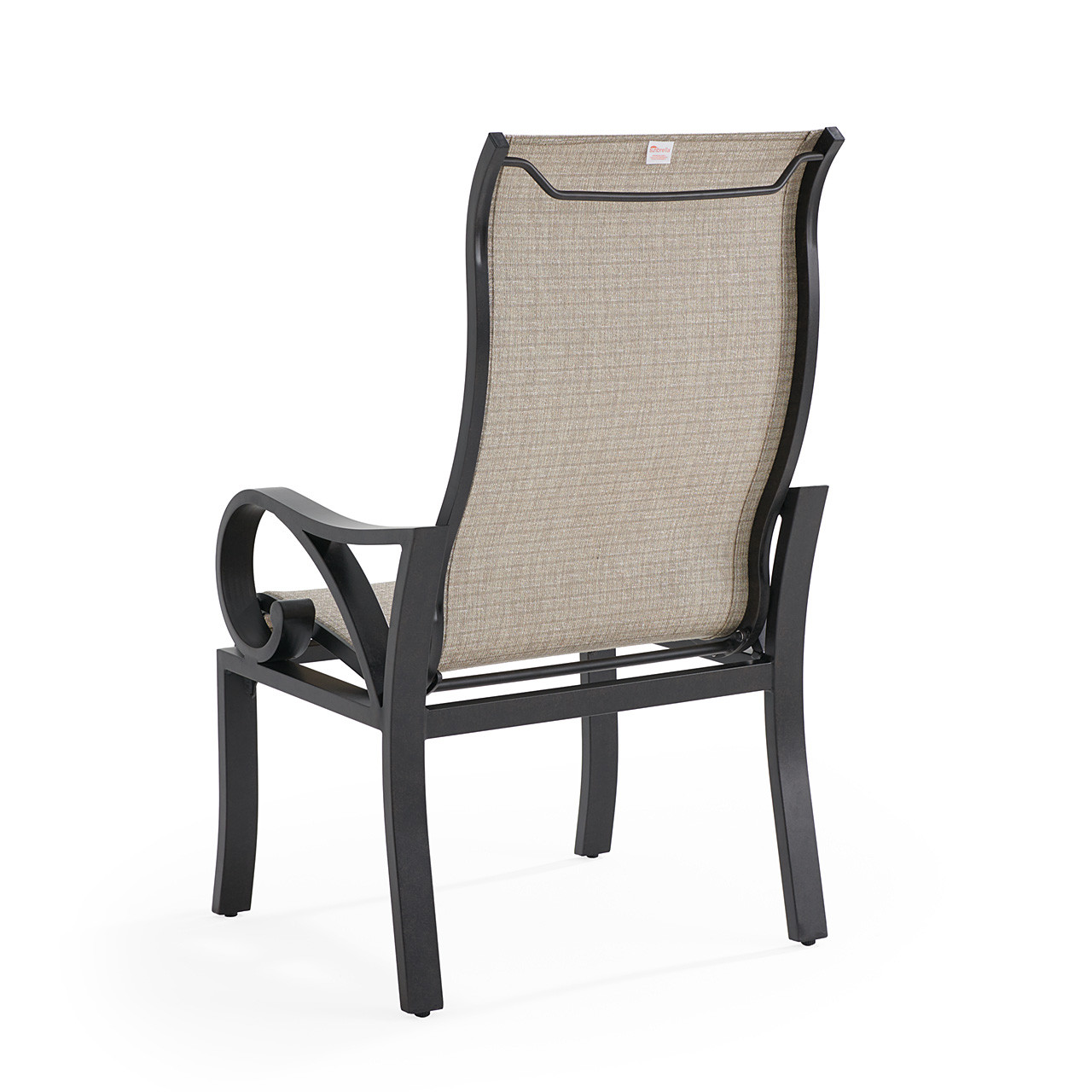 Key West Rustic Bronze Aluminum with Sling 9 Piece Dining Set + 66 in. Sq. Table