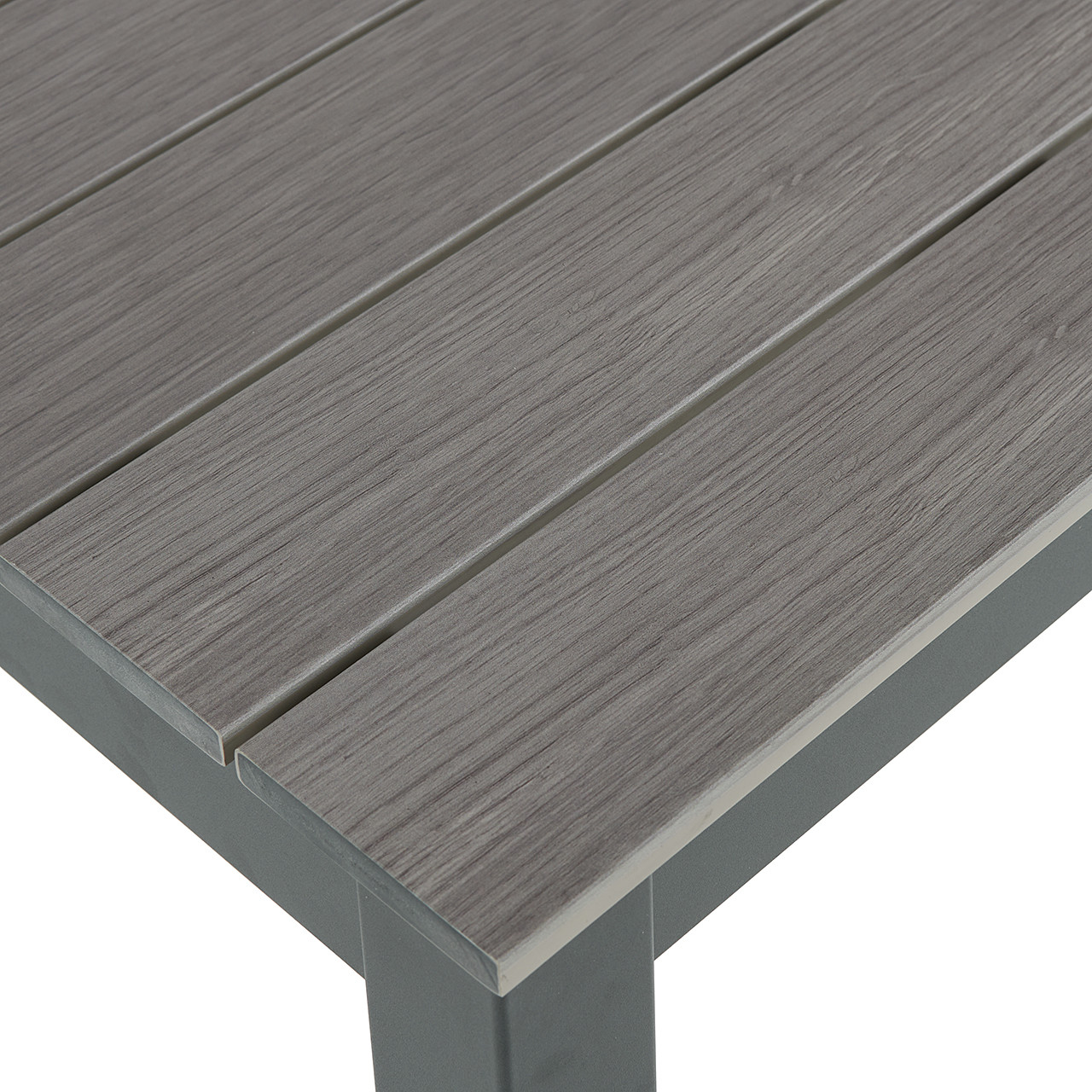 Sonoma Aluminum with Poly Rattan Slat Top 84 x 40 in. Dining Table