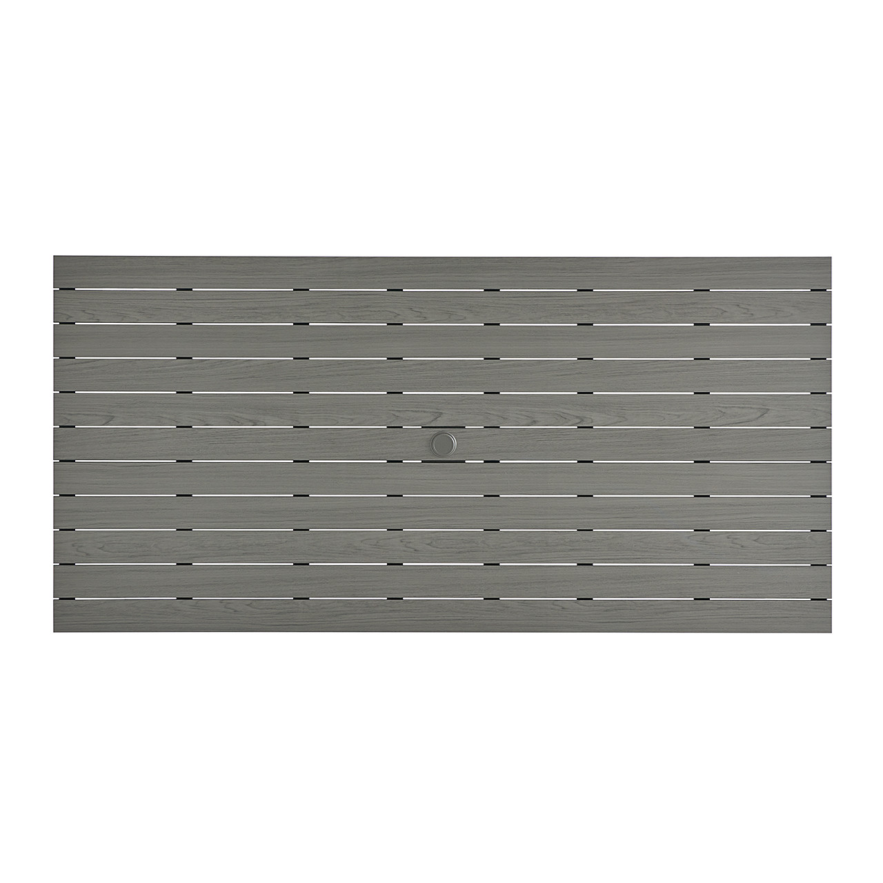 Sonoma Aluminum with Poly Rattan Slat Top 84 x 40 in. Dining Table