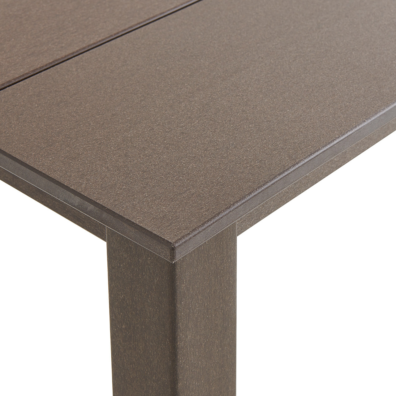 Savannah Mocha Polymer 44 in. Sq. Dining Table
