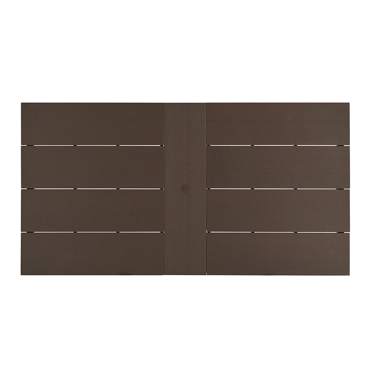 Savannah Mocha Polymer 84 x 44 in. Dining Table