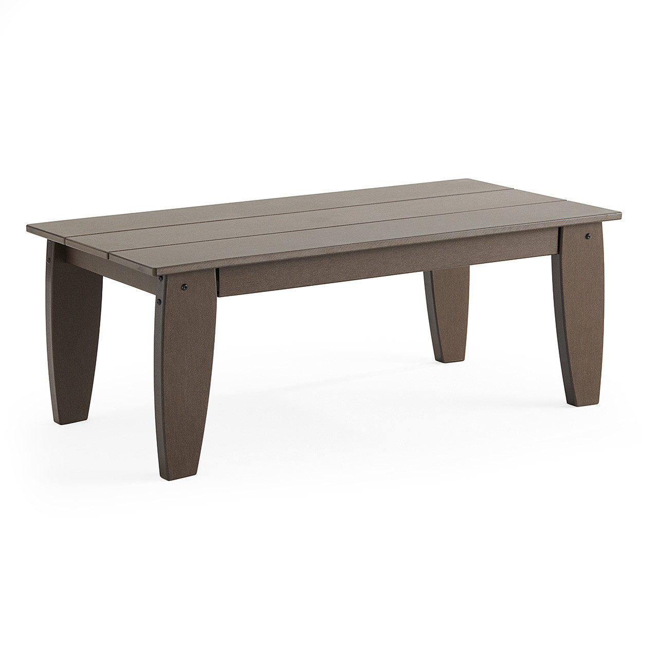 Savannah Mocha Polymer 4 Piece Loveseat Group + 48 x 32 in. Coffee Table