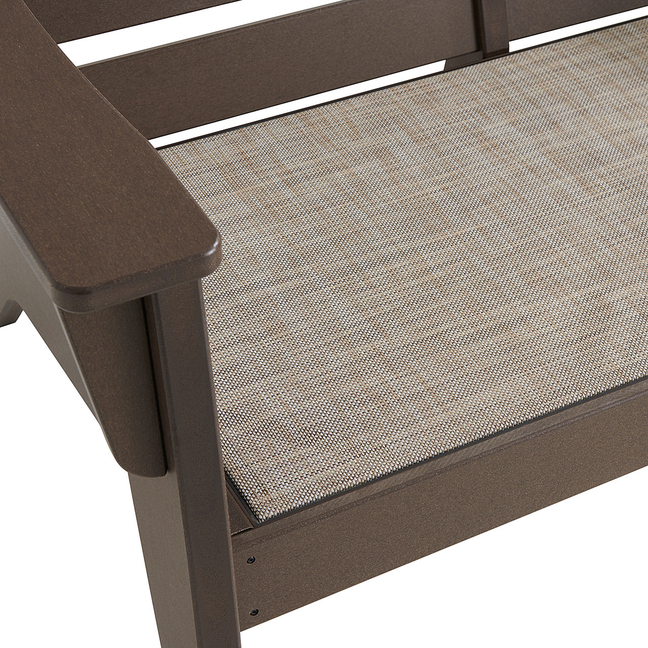 その他 Fab Shove Off CF Savannah Mocha Polymer Sofa with Cushions - Fortunoff Backyard Store