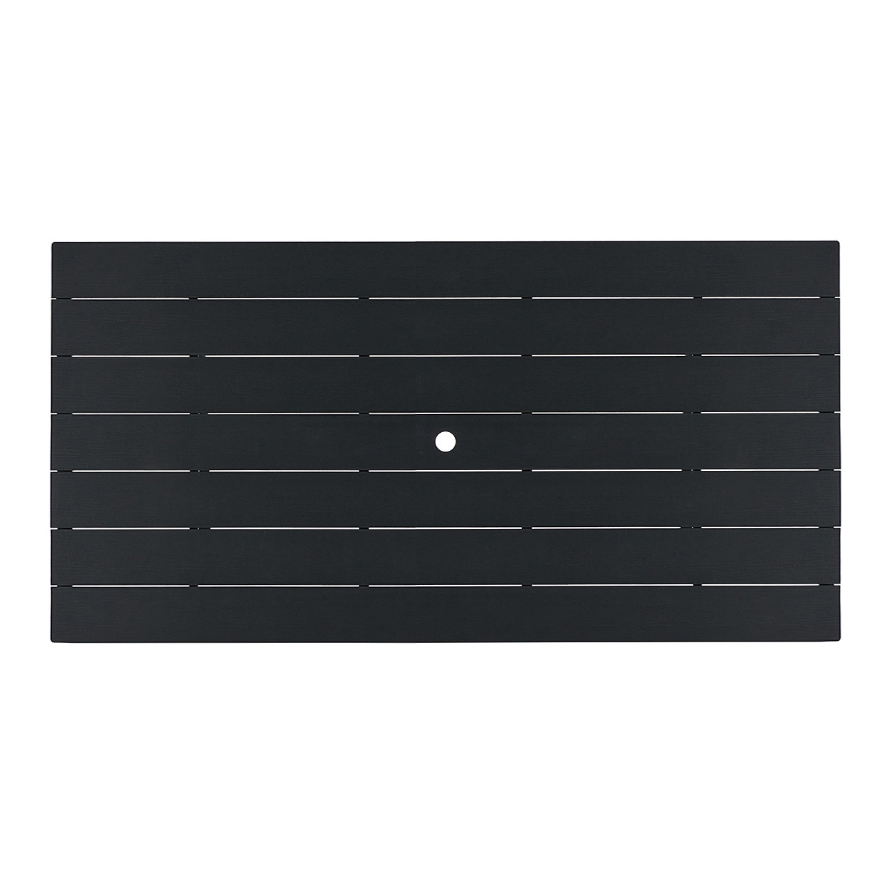 Nantucket Black Polymer 96 x 40 in. Dining Table