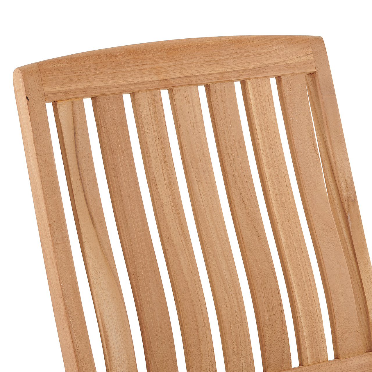 Westport Teak Folding Armless Chair With Cushion
