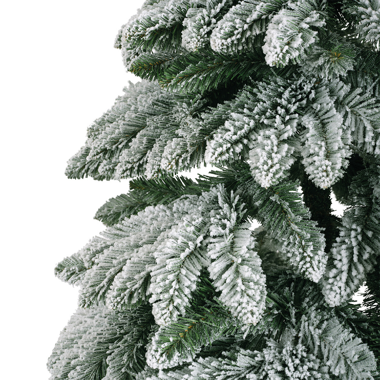 5.9 ft. Tora Snowy Pine Burlap Christmas Tree