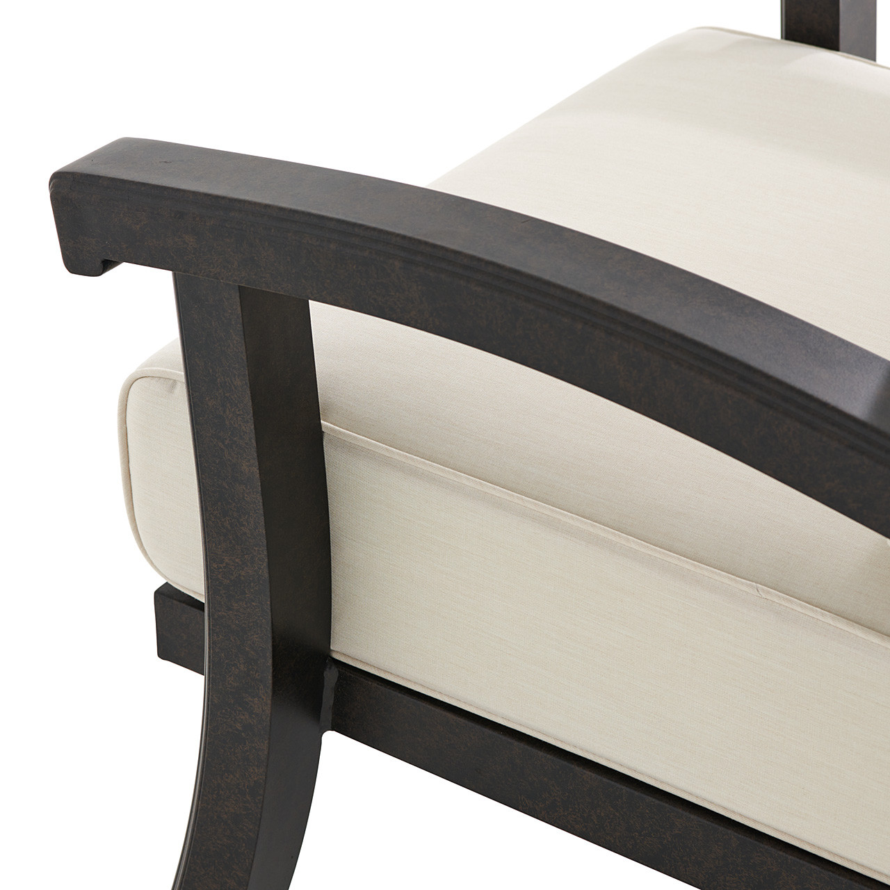 Fairmont Rustic Bronze Aluminum with Cushions Club Chair