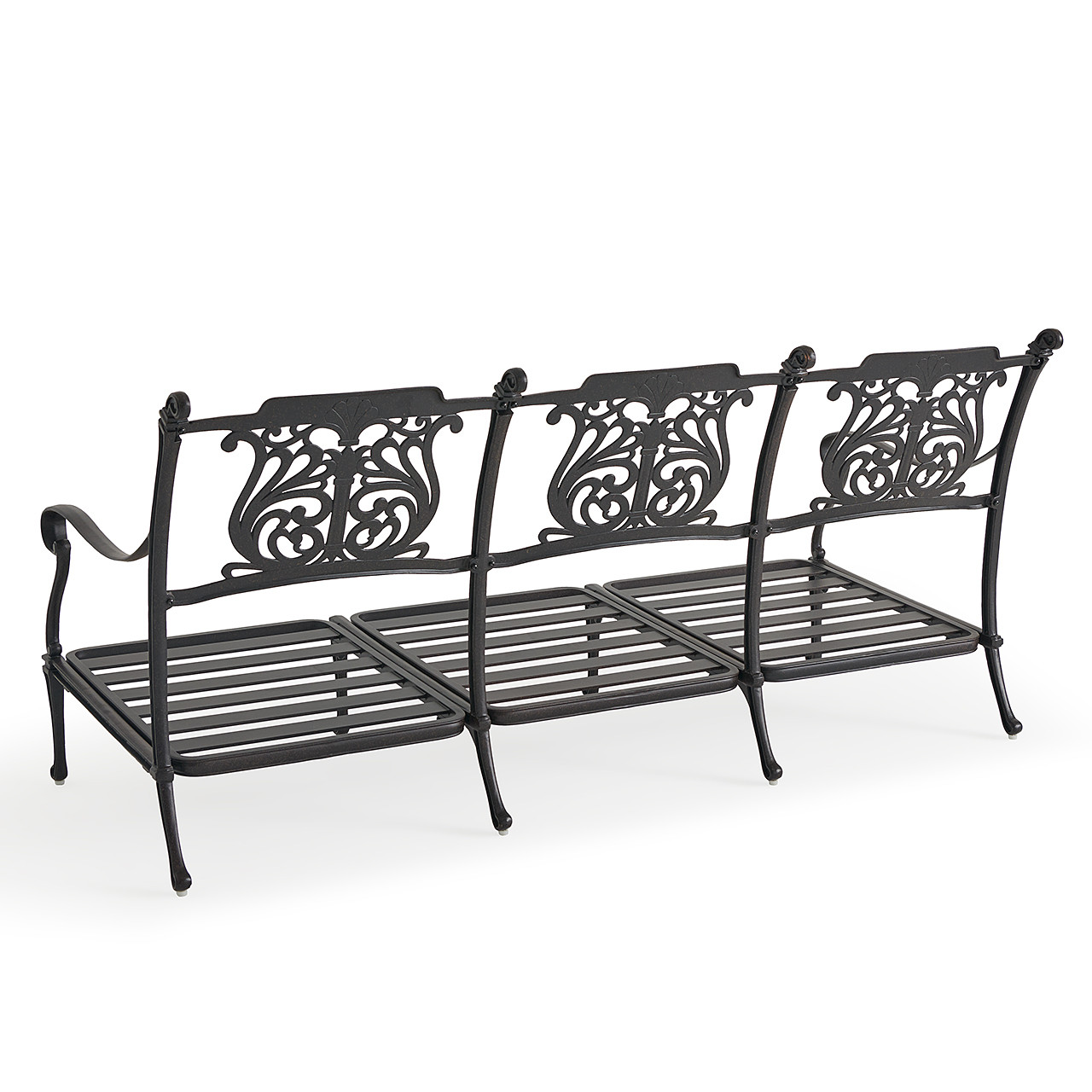 Naples Aged Bronze Estate Cast Aluminum Sofa