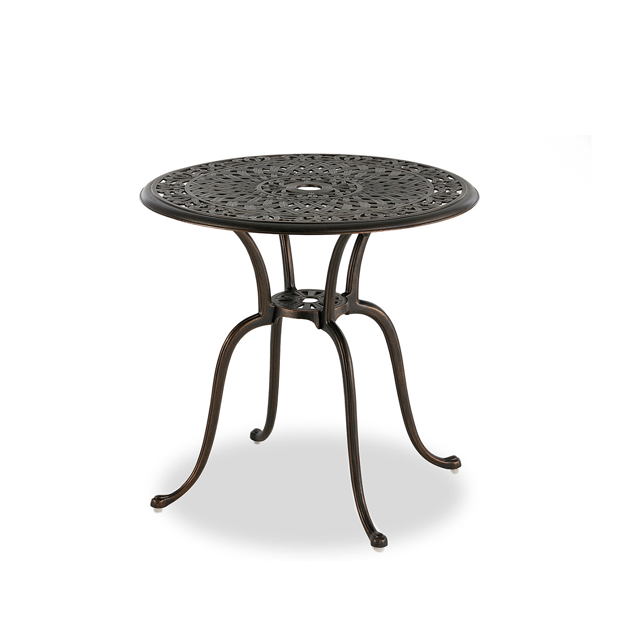 San Paulo Cast Aluminum 28 in. D Bistro Table