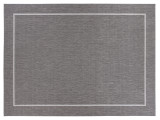 Charcoal Two Tone Border 9.3 ft. x 12.1 ft. Rug