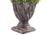 5 ft. Single Spiral Boxwood Artificial Topiary in Clay Pot