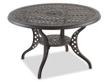 San Remo Aged Bronze Cast Aluminum 48 in. D Dining Table