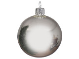 150 mm Silver Shiny Glass Christmas Ball Ornament
